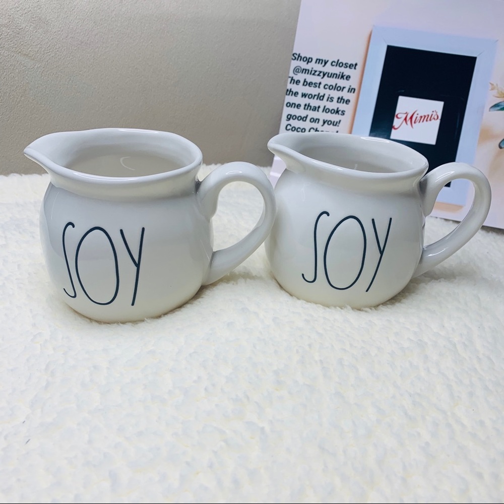 Rae Dunn Soy milk and soy sauce container holder